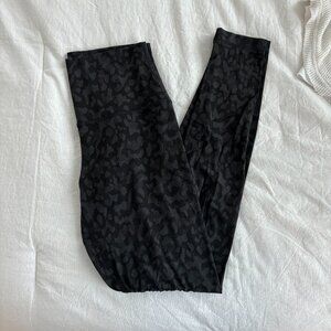 Lululemon Align High-Rise Pant 28", Black Leopard Print, Size 6
